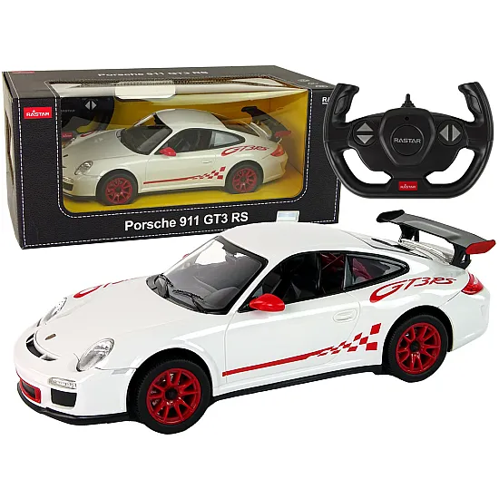 Car R/C Porsche 911 GT3 RS 1:14 Rastar White Toy cars