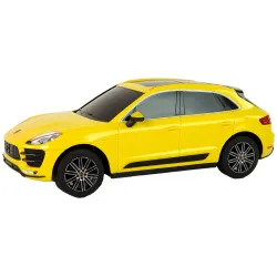 Radijo bangomis valdomas geltonas automobilis