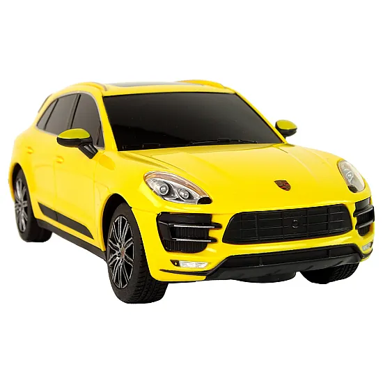 Radijo bangomis valdomas geltonas automobilis Žaisliniai automobiliai