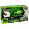 Car Transporter Roadside Assistance Tow Truck 1:16 Green Sound Lights Žaisliniai automobiliai