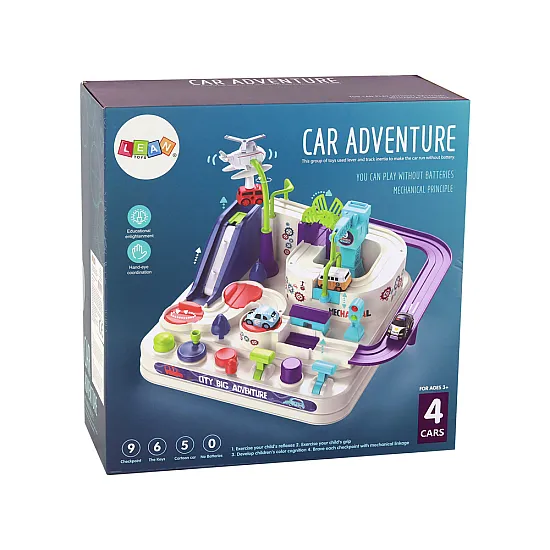 Colorful Interactive Obstacle Course Set for Toy Cars Toy cars