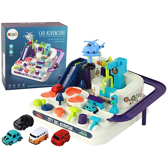 Colorful Interactive Obstacle Course Set for Toy Cars Toy cars