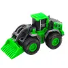 Construction Vehicle Excavator Loader Bulldozer Green Drive Mix Žaisliniai automobiliai