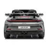 Vaikiškas pilkas elektrinis automobilis Porsche GT3 DK-P911