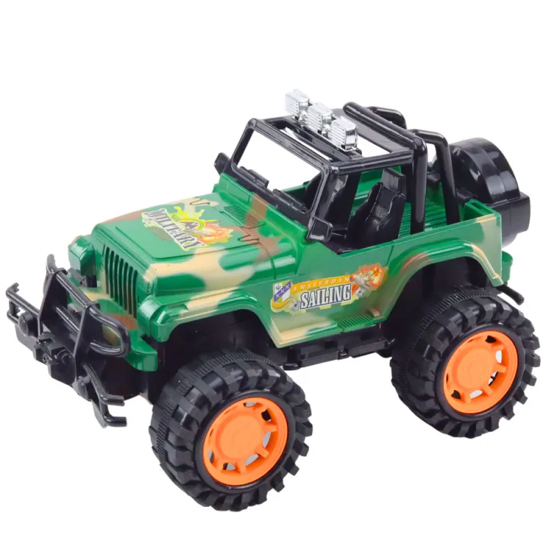 Large Military Off-Road Vehicle Green Žaisliniai automobiliai