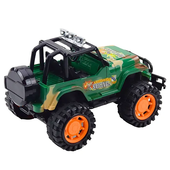 Large Military Off-Road Vehicle Green Žaisliniai automobiliai