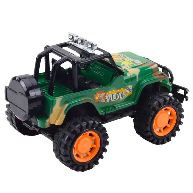 Large Military Off-Road Vehicle Green Žaisliniai automobiliai