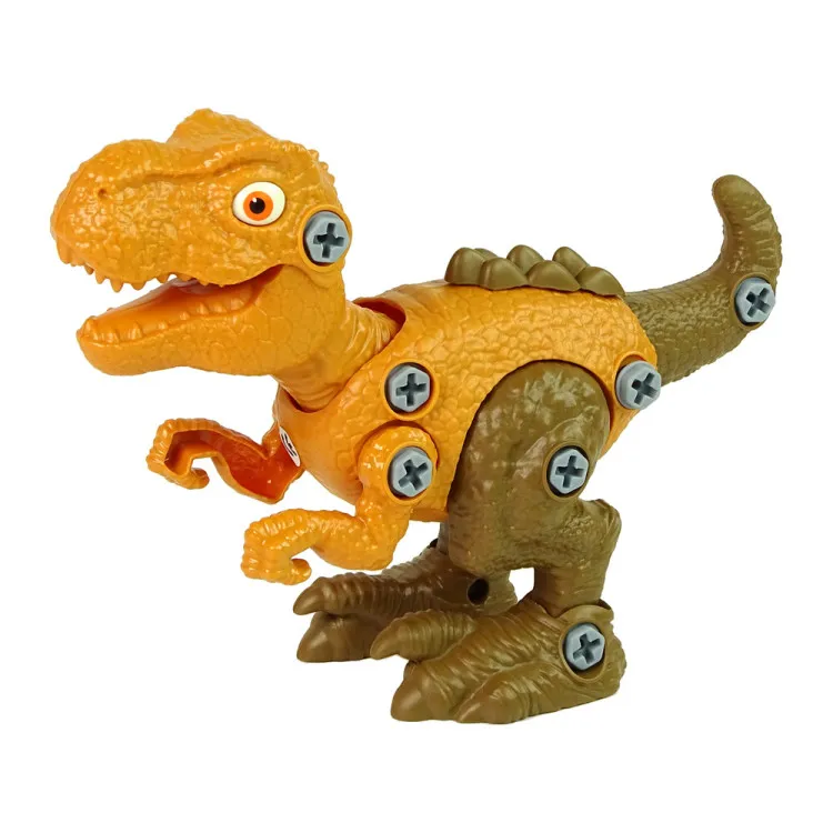 Orananžinis dinozauro kiaušinis su išardomu dinozauru Dinozaurai