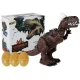 Rudas baterijomis maitinamas dinozauras Lėlės ir žaidimų rinkiniai