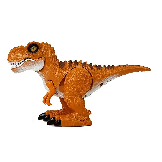 Nuotoliniu būdu valdomas oranžinis dinozauras Dinozaurai