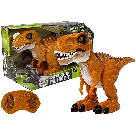 Nuotoliniu būdu valdomas oranžinis dinozauras Dinozaurai