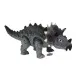 Baterijomis maitinamas pilkas Triceratops dinozauras Dinozaurai