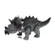 Baterijomis maitinamas pilkas Triceratops dinozauras Dinozaurai