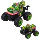 Dinosaur Offroad Vehicle Drive Lights Sounds Green Turquoise Žaisliniai automobiliai
