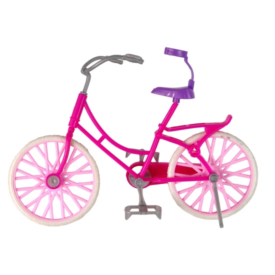 Lėlė ir rožinis dviratis Lėlės ir žaidimų rinkiniai