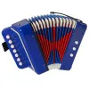Mėlynas akordeono instrumentas mažajam muzikantui Muzikos instrumentai