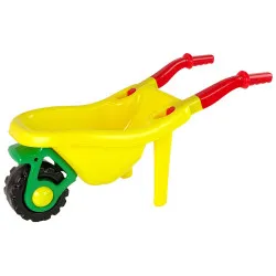 Large yellow garden wheelbarrow