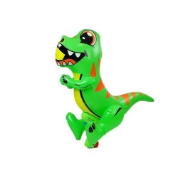 Žalias vandens šautuvas su pripučiamu dinozauru