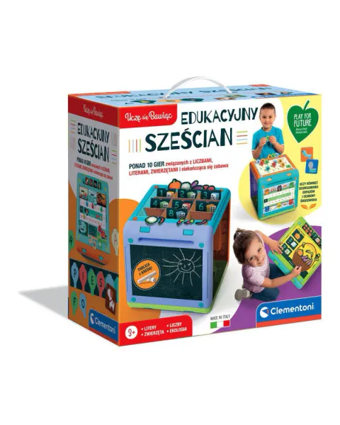 Edukacinis kubas Aš mokausi žaidimas lenkų kalba Clementoni 50695