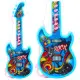 Mėlyna elektrinė gitara vaikams su melodija Muzikos instrumentai