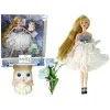 Lėlė Emilija su gėlėmis ir kačiuku Lėlės ir žaidimų rinkiniai