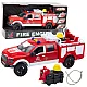 Fire Truck Firefighting Water Lights Sounds White Red 1:12 Samochody-zabawki