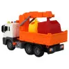 Garbage Truck With Crane Friction Drive Orange 1:16 Žaisliniai automobiliai