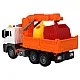 Garbage Truck With Crane Friction Drive Orange 1:16 Žaisliniai automobiliai