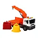 Garbage Truck With Crane Friction Drive Orange 1:16 Žaisliniai automobiliai
