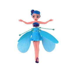 Rankomis valdoma magiška mėlyna pasakų lėlė Fėja
