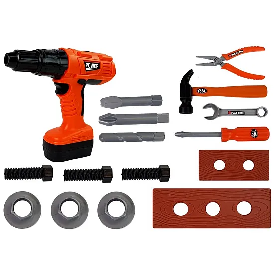 Handyman Set in Shoulder Bag Tools Battery Drill Darbo įrankiai