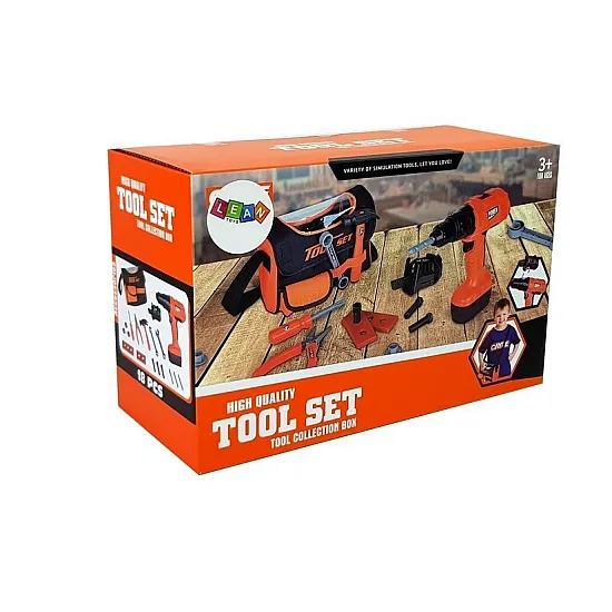 Handyman Set in Shoulder Bag Tools Battery Drill Darbo įrankiai