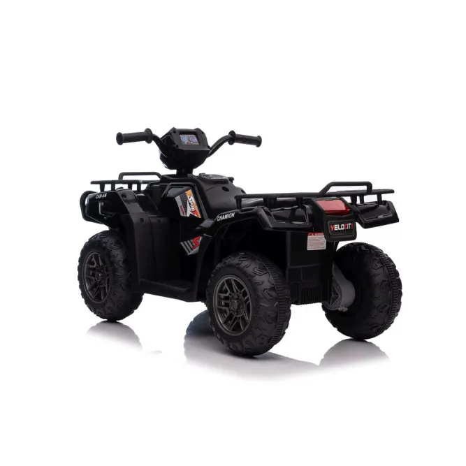Juodas elektrinis keturratis vaikams JC915