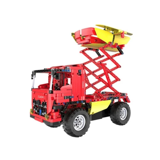 Nuotolinio valdymo betono maišytuvas iš konstrukcinių blokelių Konstruktoriai