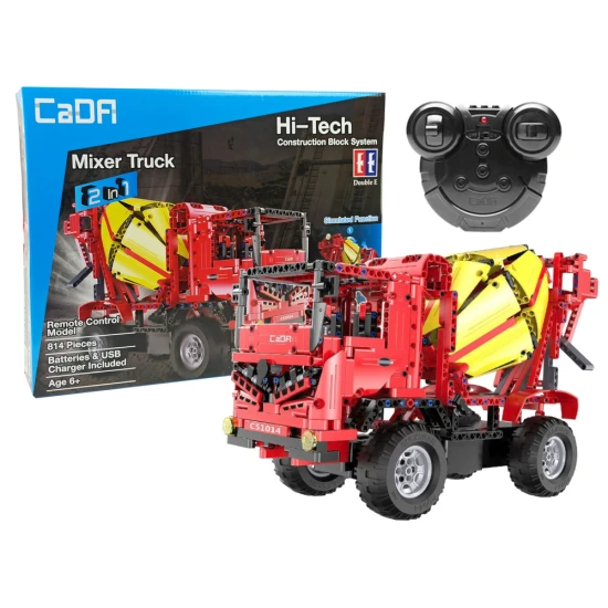 Nuotolinio valdymo betono maišytuvas iš konstrukcinių blokelių Konstruktoriai