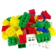 Spalvoti konstrukciniai blokeliai 65 vnt Konstruktoriai