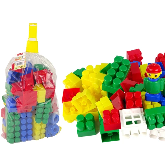 Spalvoti konstrukciniai blokeliai 65 vnt Konstruktoriai