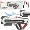 Large Gun Rifle W12 Electric Water LED White 60cm Šautuvai