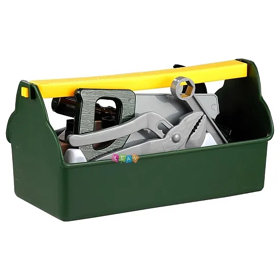 Little Handyman's Kit Box Hammer Saw Tools Darbo įrankiai