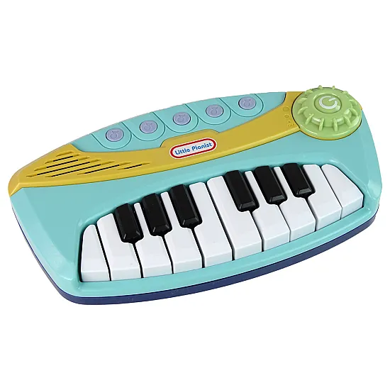 Light blue small interactive piano Musical instruments