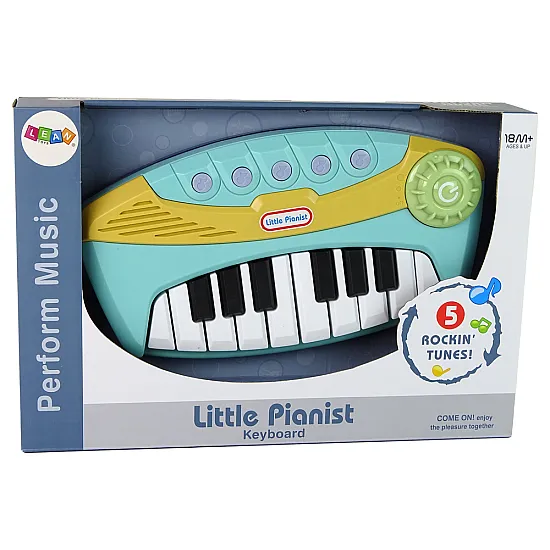 Light blue small interactive piano Musical instruments