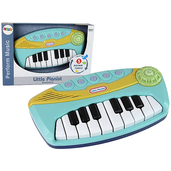 Light blue small interactive piano Musical instruments