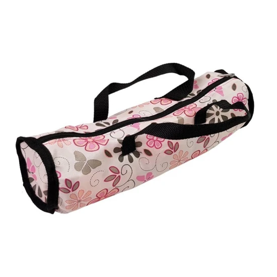 Rožinė lėlės lovytė su gėlėmis Lėlės ir žaidimų rinkiniai