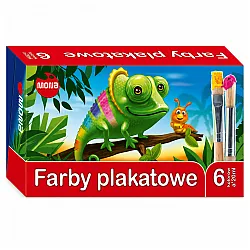 MONA plakatų dažai 6 spalvos