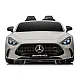 Pilkas elektrinis automobilis Mercedes AMG DK-GT63