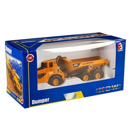 Metal Dumper Truck 1:87 Die Cast Model Žaisliniai automobiliai