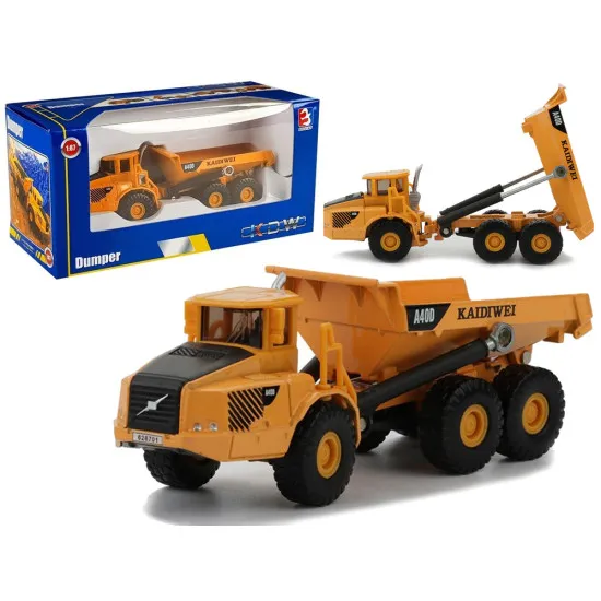 Metal Dumper Truck 1:87 Die Cast Model Žaisliniai automobiliai