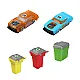 Truck Garbage Truck Municipal Vehicle Lights Sounds Žaisliniai automobiliai