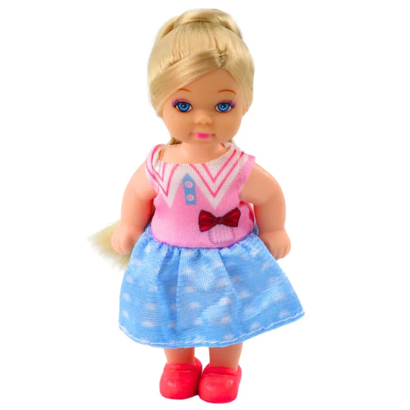 Mini lėlė su dviem autintiniais ir priedais Lėlės ir žaidimų rinkiniai