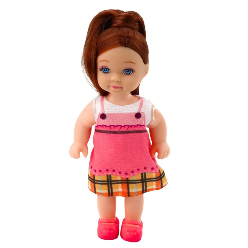 Mini nukkesarja kahdella koiranpennulla Nuketkuja ja lelujen keräilyiden